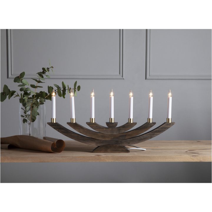 Lysestage Navida Brun Star Trading – billede 2