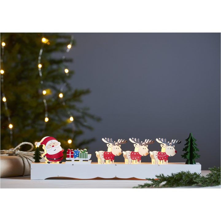 Lysestage Rudolf Multi Star Trading Grøn Gran – billede 4