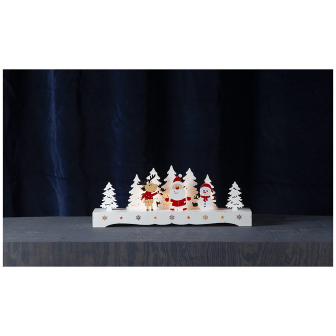 Lysestage Rudolf Multi Star Trading Hvid Gran – billede 3
