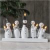 Lysestage Snowman Hvid Star Trading – miniature 6