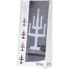 Lysestage Trapp Rød Star Trading Træ / 46 cm – miniature 11