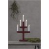 Lysestage Trapp Rød Star Trading Træ / 46 cm – miniature 7