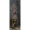 Lysestage Trapp Rød Star Trading Træ / 46 cm – miniature 5