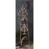 Lysestage Trapp Rød Star Trading Træ / 46 cm – miniature 4
