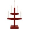 Lysestage Trapp Rød Star Trading Træ / 46 cm – miniature 1