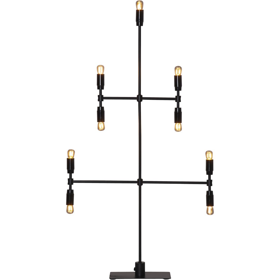 Lysestage Twice Sort Star Trading 51 cm – billede 3