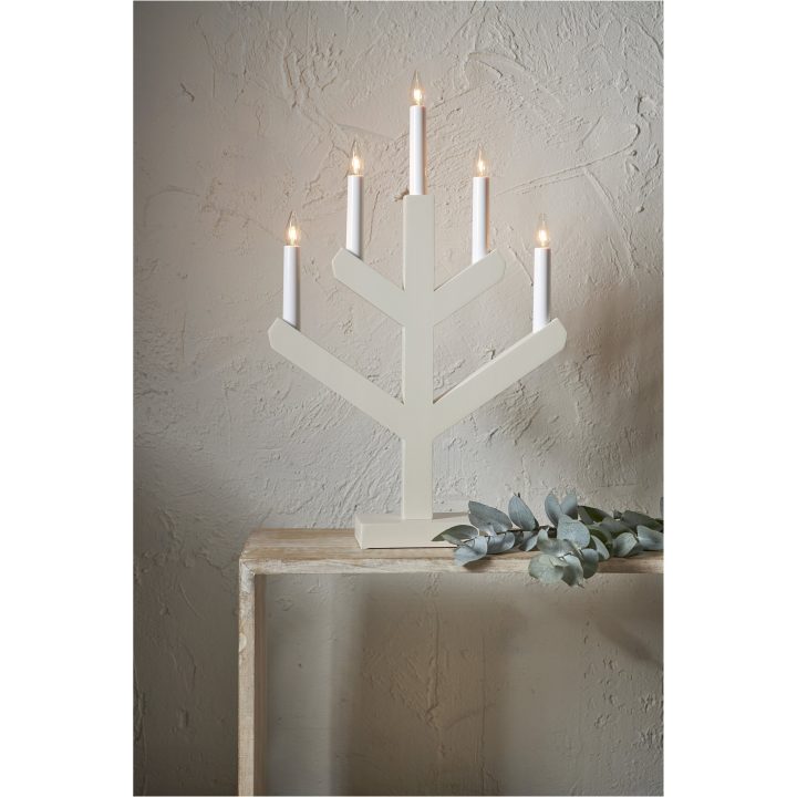 Lysestage Vinga Beige Star Trading 5 lys – billede 9