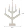 Lysestage Vinga Beige Star Trading 5 lys – miniature 7