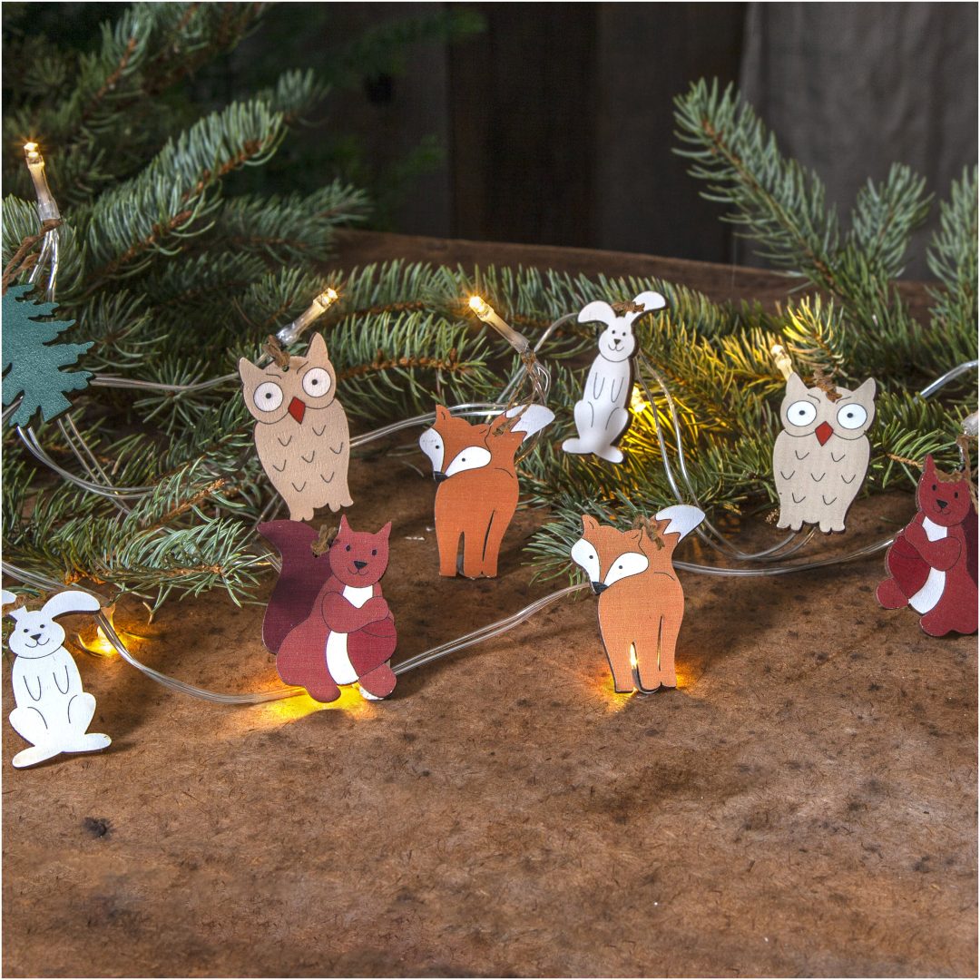Lyskæde Forest Friends Multi Star Trading – billede 6