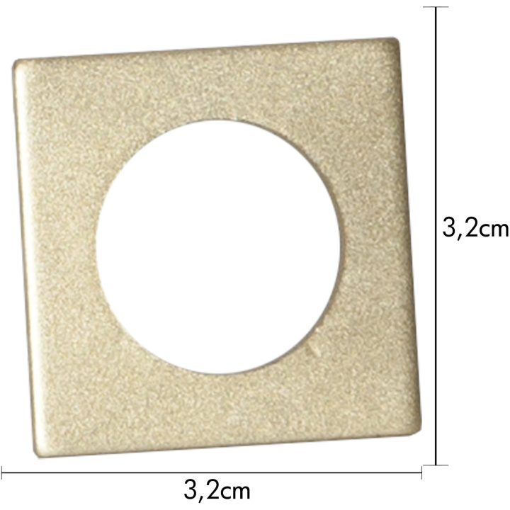 Lysmanchet 7-pak Accessorize Guld Star Trading 3,2 x 3,2 cm – billede 2