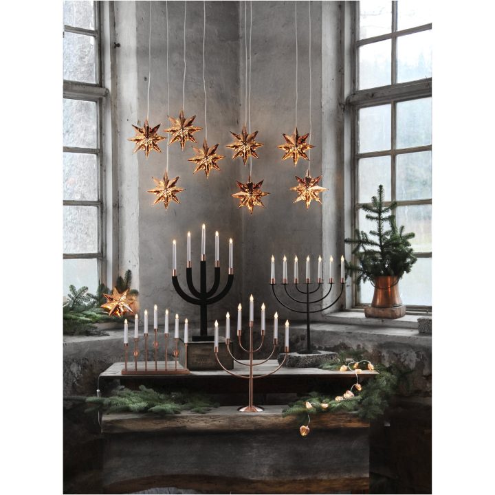 Lysmanchet 7-pak Accessorize Kobber Star Trading – billede 4