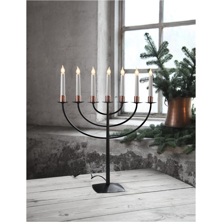 Lysmanchet 7-pak Accessorize Kobber Star Trading – billede 3