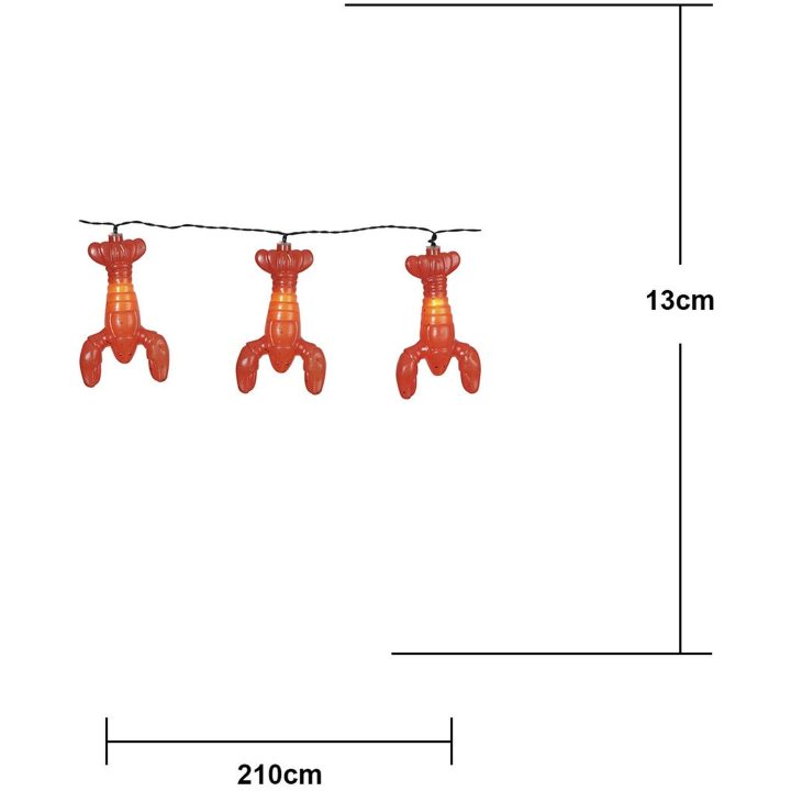 Lysslange Crayfish Party Orange Star Trading – billede 4