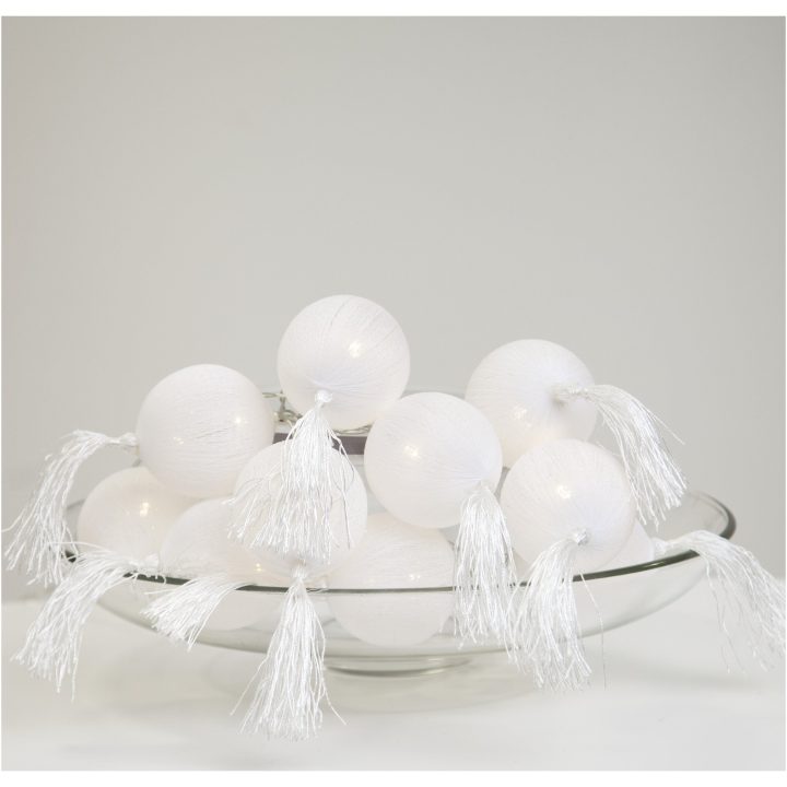 Lysslange Jolly Tassel Light Hvid Star Trading – billede 4
