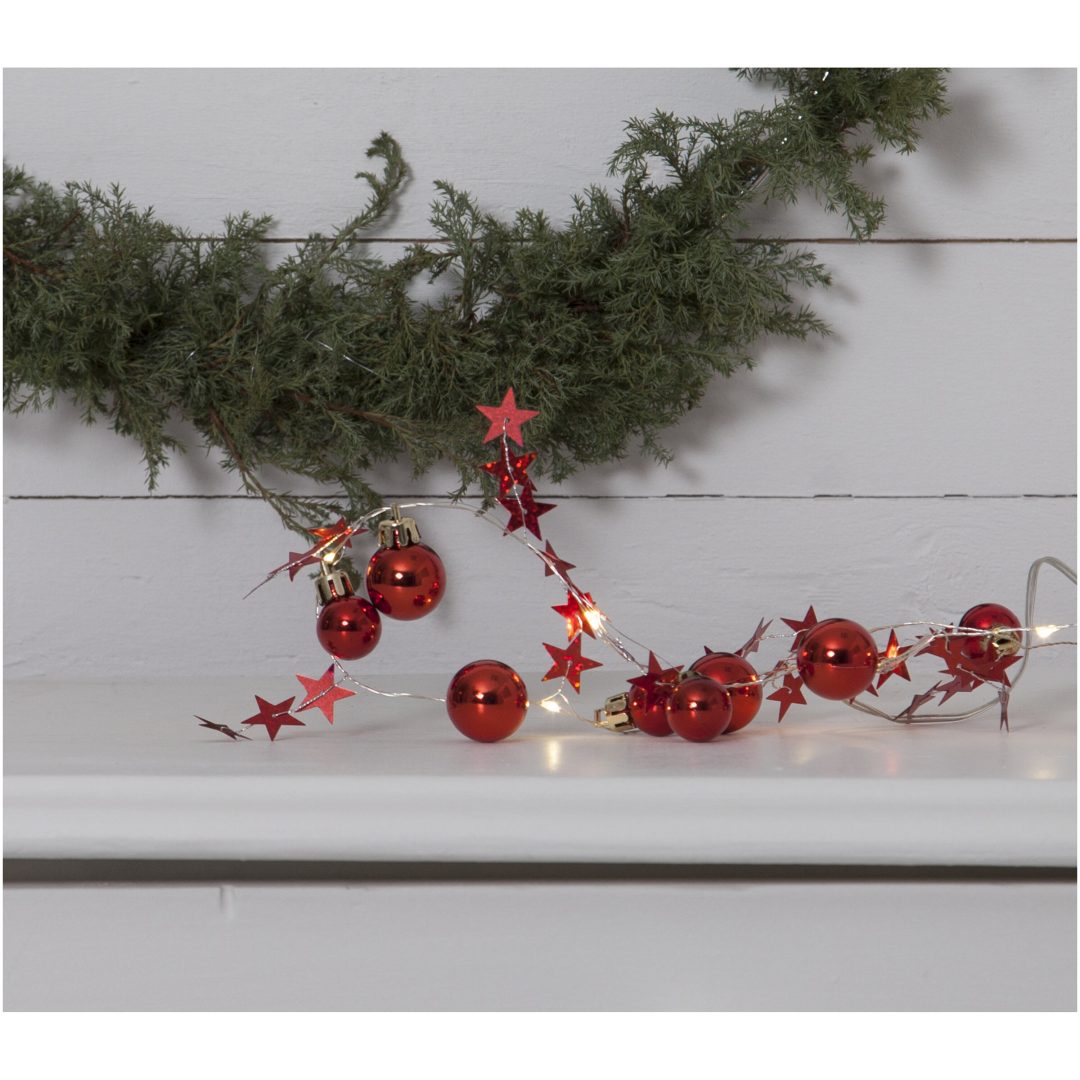 Lysslange X-mas Rød Star Trading – billede 2