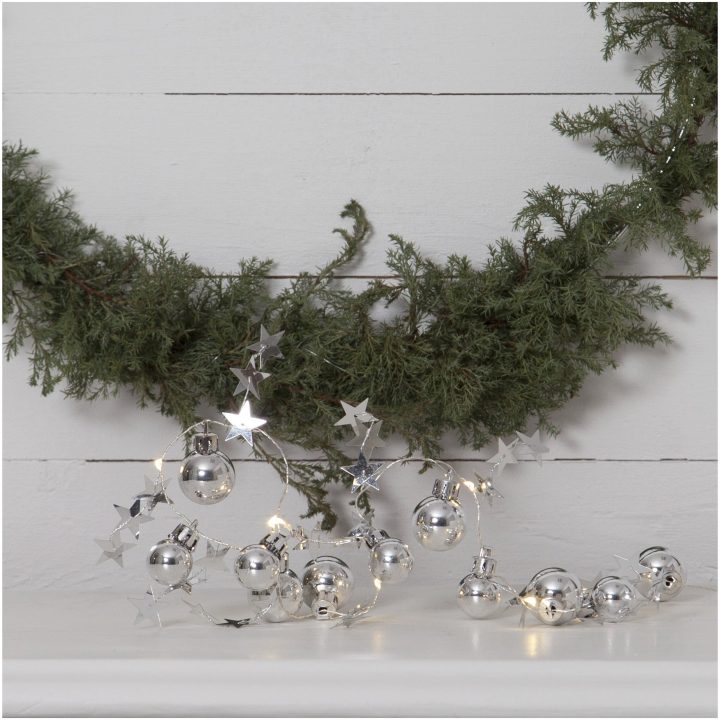 Lysslange X-mas Sølv Star Trading – billede 3