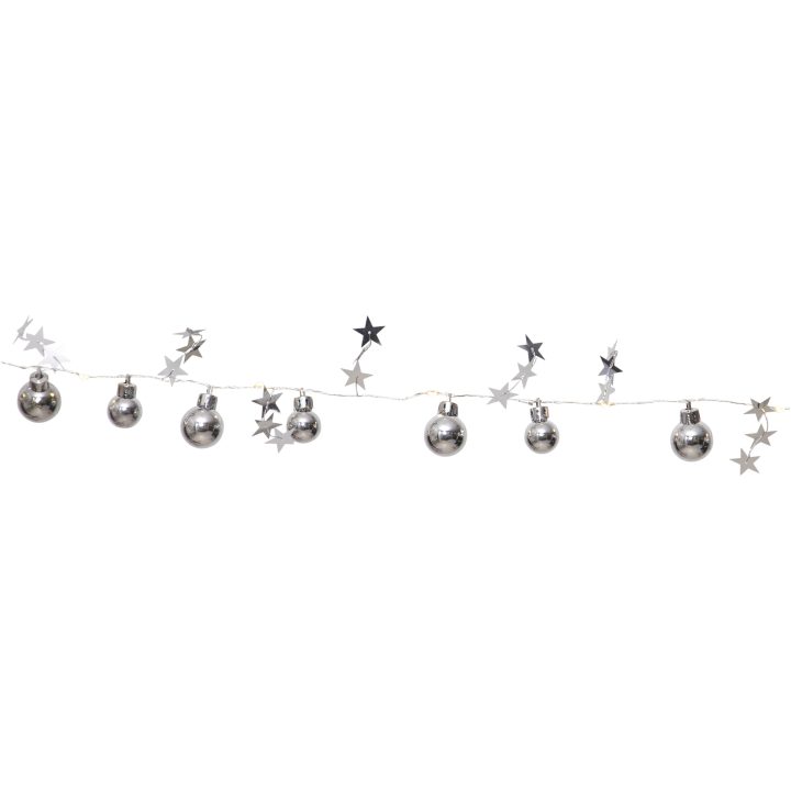 Lysslange X-mas Sølv Star Trading – billede 4