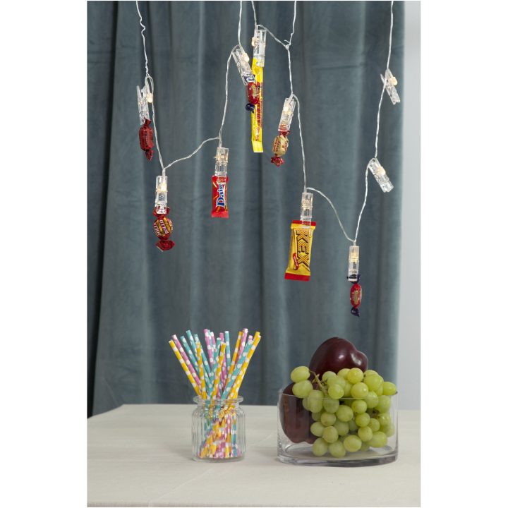 Lysslinge Clippy Transparent Star Trading – billede 3