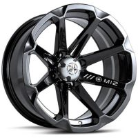 M12 Diesel Utility Rim - Black 15x7 MSA WHEELS