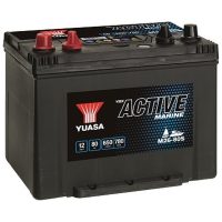 M26-80S Active Marine Battery 12V 80Ah 600A (18) YUASA