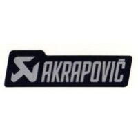 Mærkat Sort/grå Vinyl AKRAPOVIC