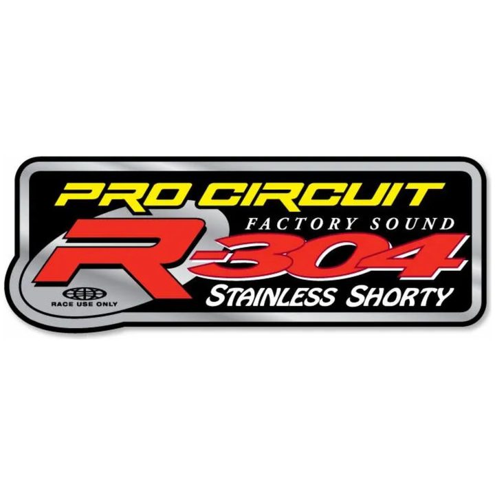 Mærkat Varmebestandig T296 Universal Pro Circuit SILENCER STICKER TYP 296 – billede 4