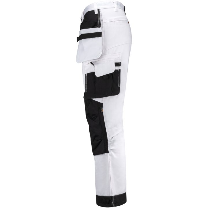Målarbyxor Core Stretch Vit Svart Jobman – billede 4
