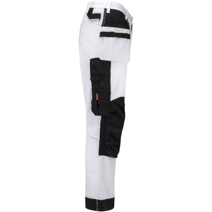 Målarbyxor Core Stretch Vit Svart Jobman – billede 5