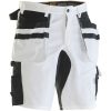 Målarshorts 2178 Core Stretch Vit Svart Jobman – miniature 2