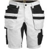 Målarshorts 2178 Core Stretch Vit Svart Jobman – miniature 1