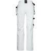 Malerbukser Dame 2179 Technical Hvid/Sort Jobman DA34 – miniature 3