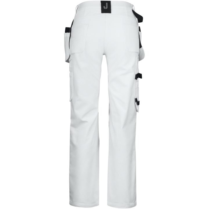 Malerbukser Dame 2179 Technical Hvid/Sort Jobman DA34 – billede 3