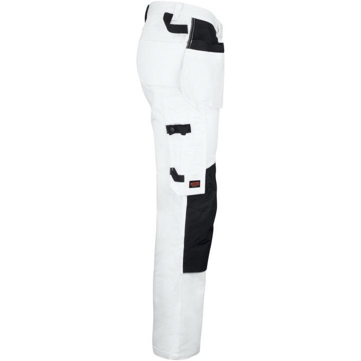 Malerbukser Dame 2179 Technical Hvid/Sort Jobman DA34 – billede 4
