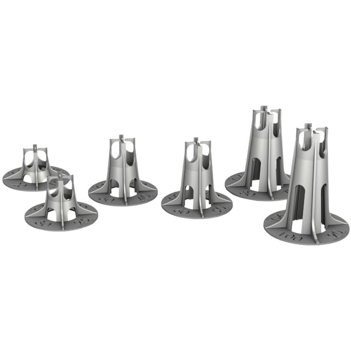 Markafstandsstykke Grund Lakeret EUROSPAC MARKAFSTANDSHOLDER GRUND PP 15MM-20MM – billede 2