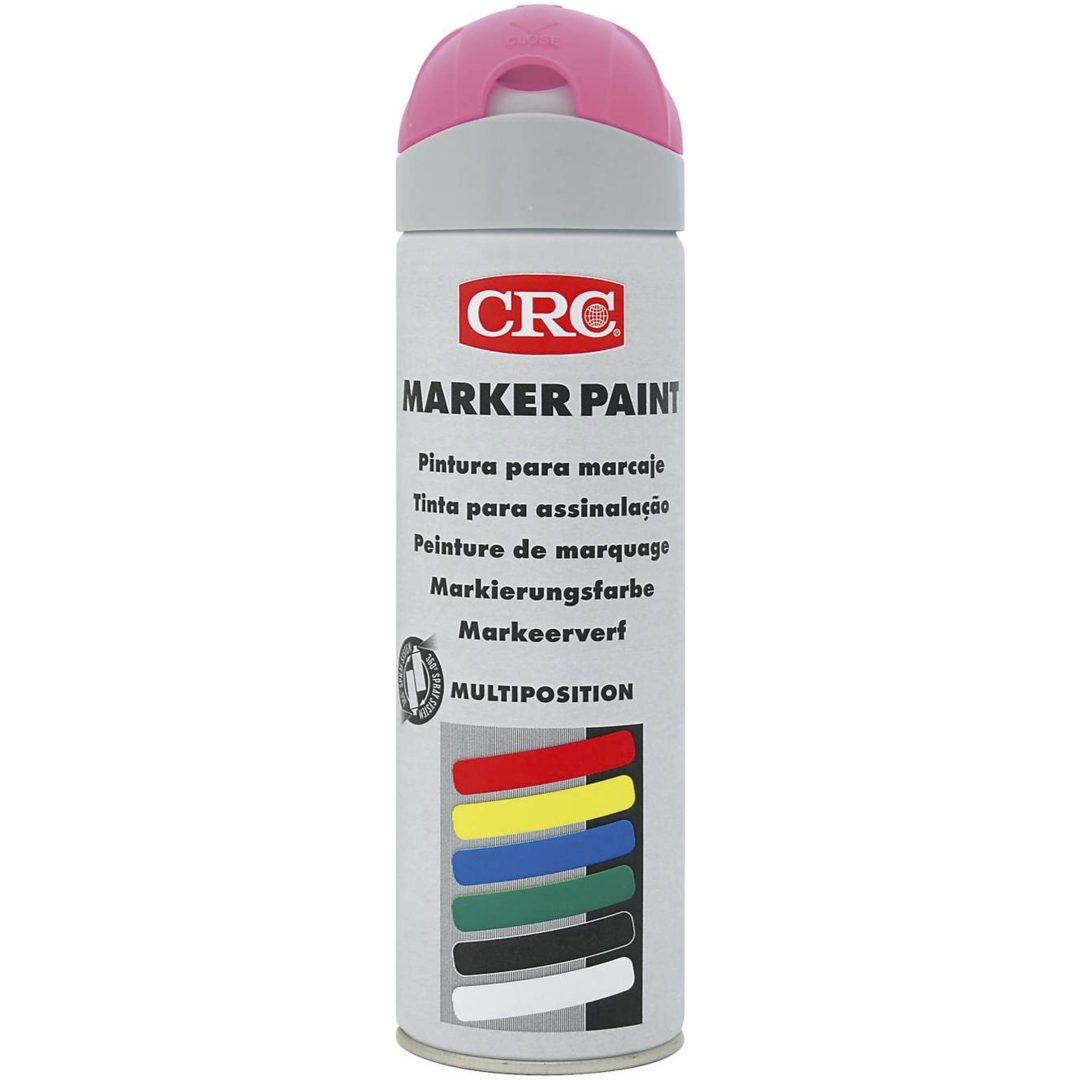 Markeringsfarve Marker Paint Fluorescerende CRC MÆRKEFARVE CRC FLUOR 500ML RØD – billede 4