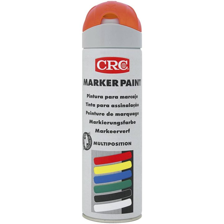 Markeringsfarve Marker Paint Fluorescerende CRC MÆRKEFARVE CRC FLUOR 500ML RØD – billede 2