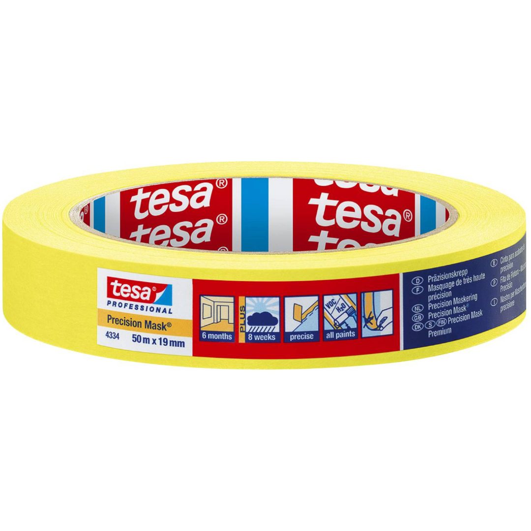 Maskeringstape Precision Mask 4334 TESA MASKERINGSTAPE 4334 9MMX50M – billede 5