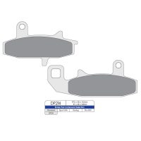 MC-bremseklodser foran DP Brakes
