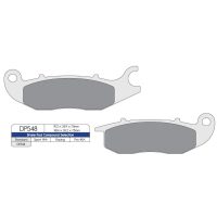 MC-bremseklodser foran DP Brakes