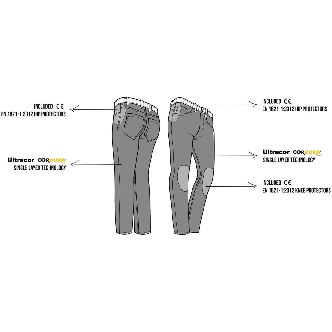 MC-Bukser Aviator Cargo Sort PMJ – billede 6