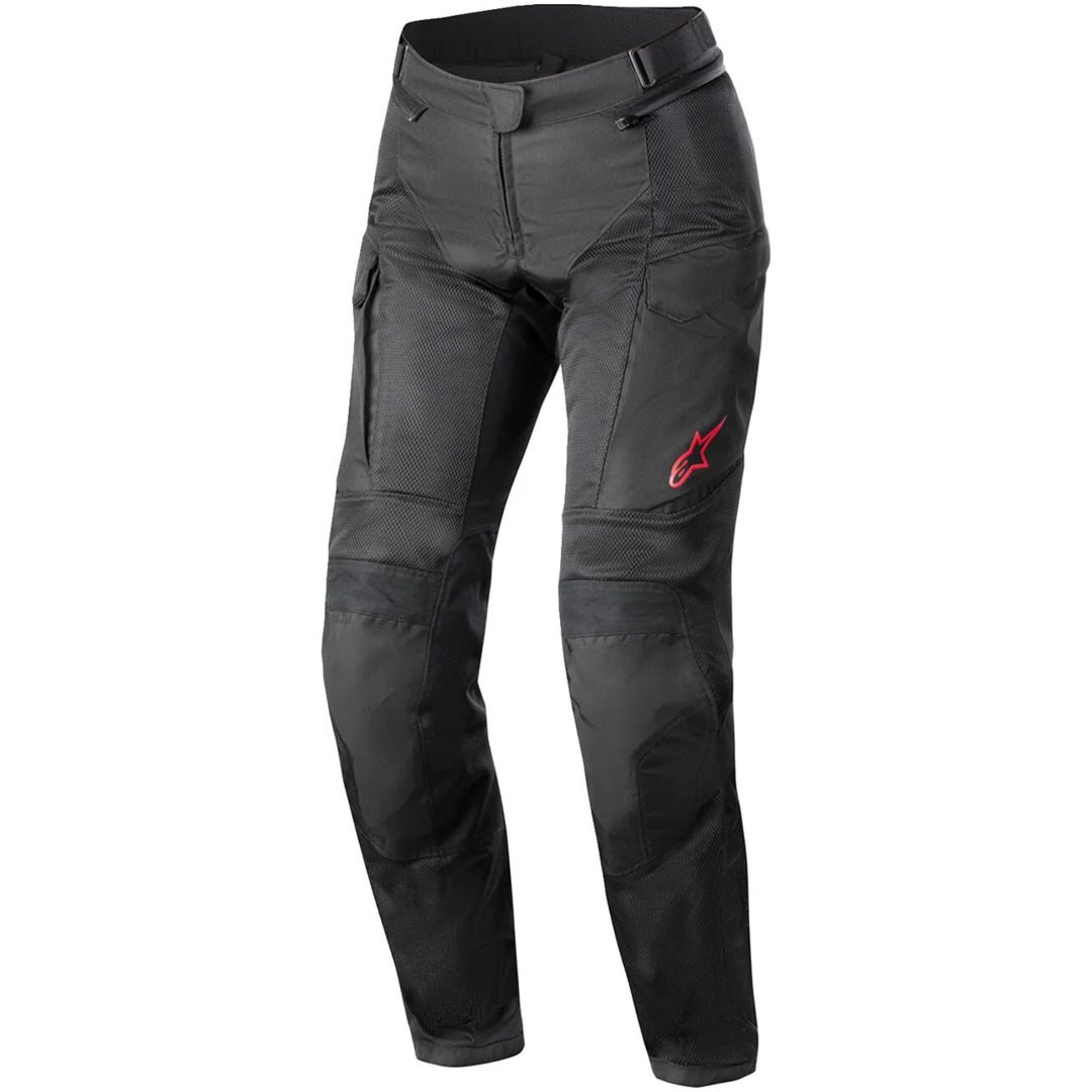 MC-bukser Dame Tekstil Andes Air Sort ALPINESTARS Vandresistent