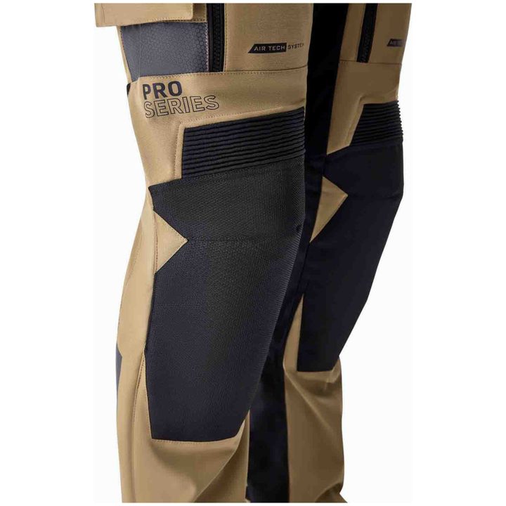 MC-Bukser Pro Series Adventure D3O Tekstil Sand Sort RST M – billede 9