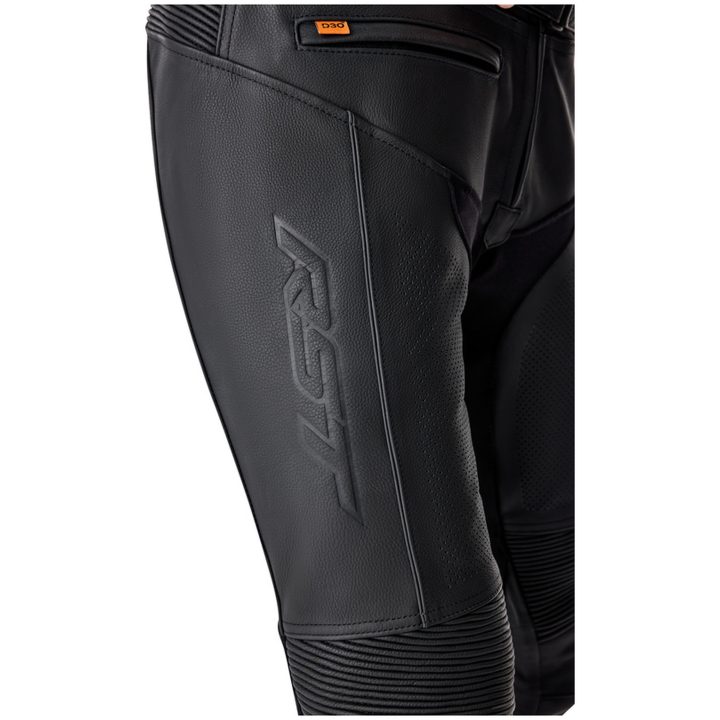 MC-Bukser T2 D3O Læder Sort RST XS – billede 6