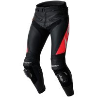 MC-Bukser Tractech Evo D3O Læder Sort Neonrød RST