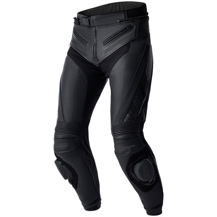 MC-Bukser Tractech Evo D3O Læder Sort RST s – billede 2