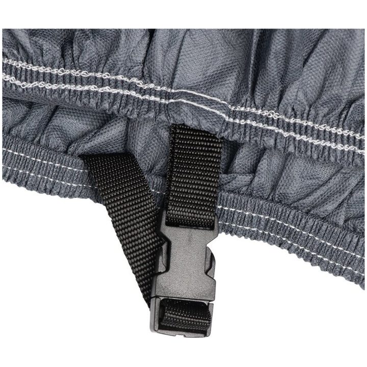 MC-Cover Dormex Sølv/Sort Oxford Indendørs – billede 2