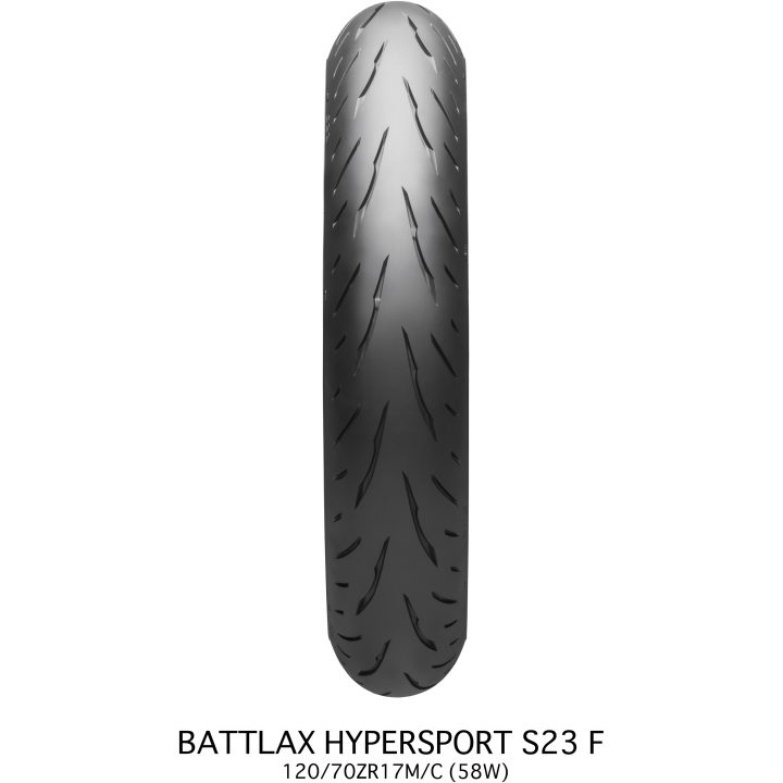 MC-dæk Bag Battlax Hypersport S23 BRIDGESTONE 120/70ZR17 – billede 2