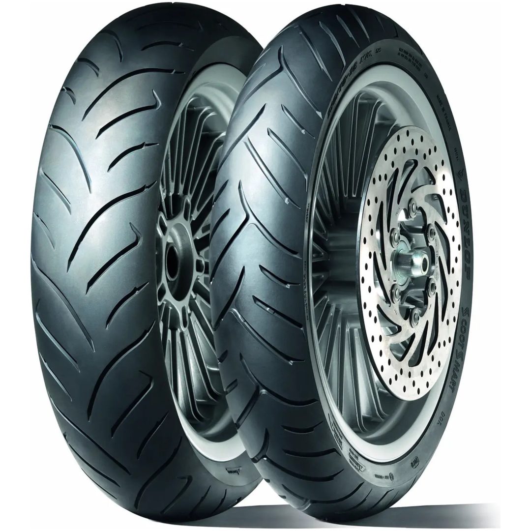 MC-dæk For Scootsmart Rød DUNLOP 100/80-10 – billede 2