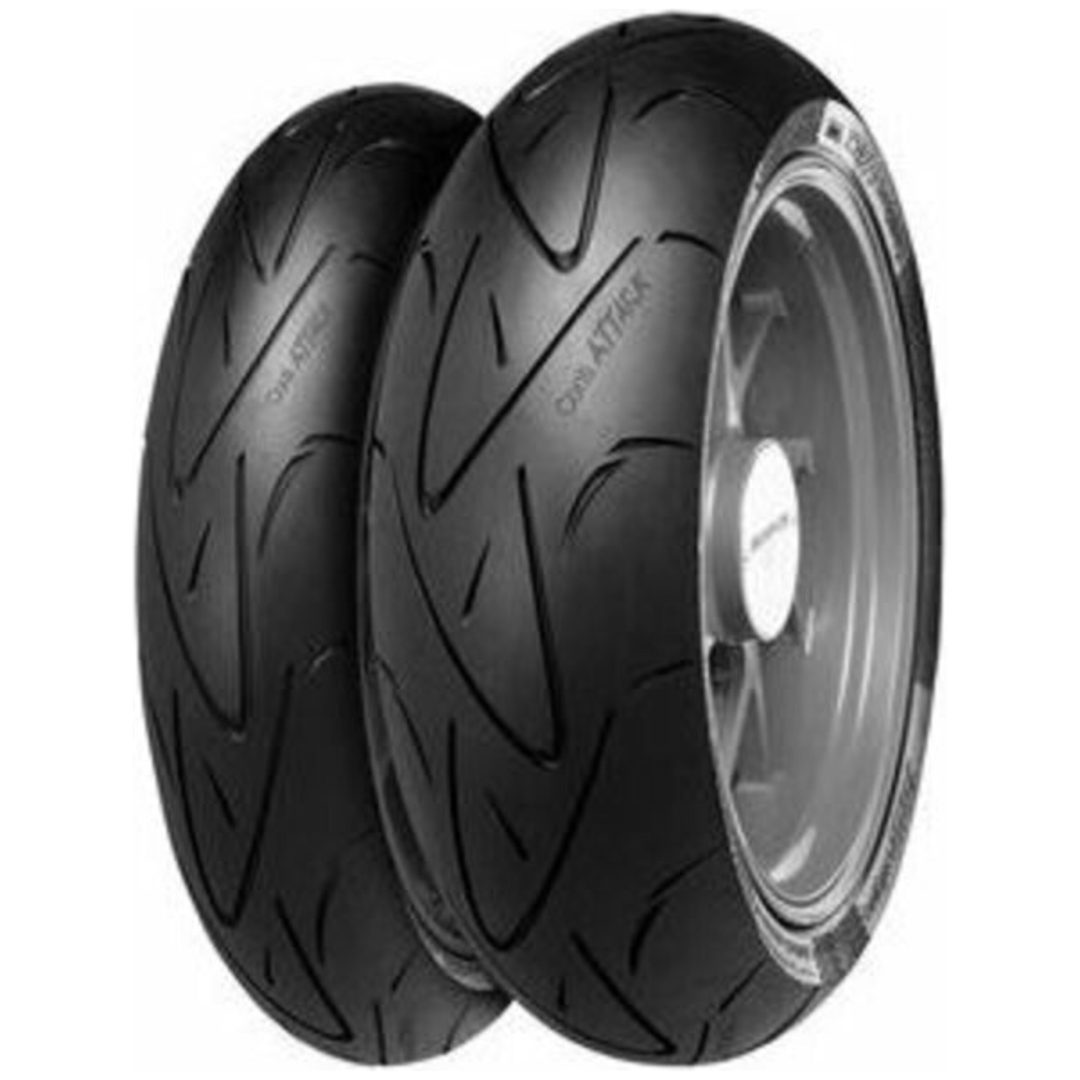 MC-dæk Sport Contisportattack 180/55-17 Bag CONTINENTAL