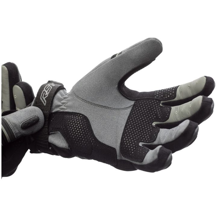 MC-Handsker Adventure-X CE Læder/Tekstil Grå RST s – billede 5